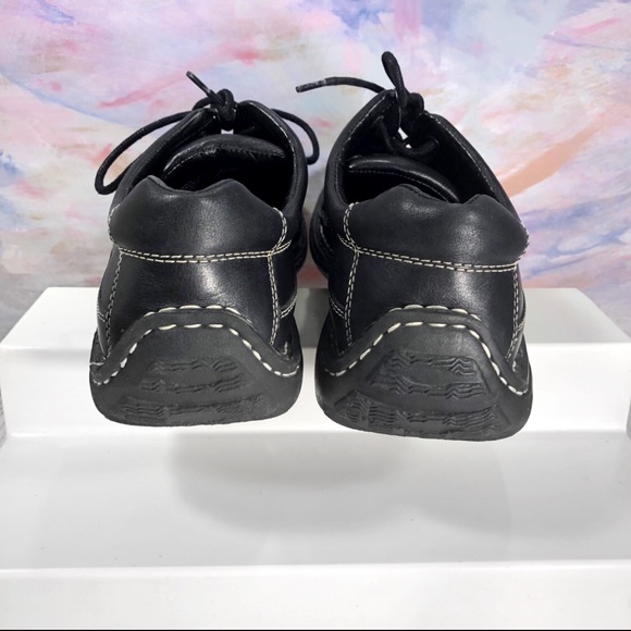 Steve Madden - black leather casual derby-oxfords - Picture 6 of 8